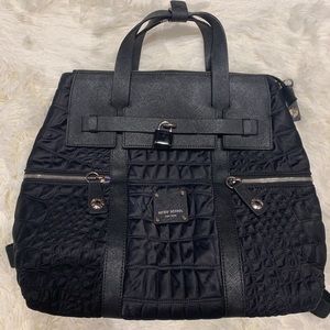 Henri Bendel large quilted jet setter